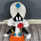 Vtg Warner Bros Looney Tunes Sylvester Genie 14  Plush 1998 Ace - Rare