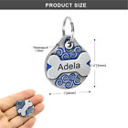 Dog Tag Custom Personalized Engraved Pet Name Stainless Steel Bone   Free Ring
