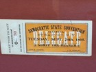 Antique 1895 Democratic State Convention Ticket Syracuse New York Politics Party