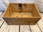 Vintage James Martin   Co Scotch Whisky Scotland Wood Crate Case Whiskey