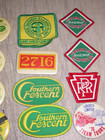 Vintage - Lot Of 20 Railroad Train Patches - Pinback Buttons Sr Are Prr Sc Wp