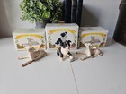 Leonardo Border Collie Dog And Lambs X 2  feeding Time  Ornament Gift Boxed