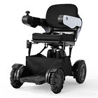 Electric Wheelchairs All Terrain 2pcs Batteries Power Wheelchair For Airline