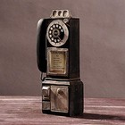 Retro Telephones Ornament wall Mounted Vintage Rotate Classic Look Dial Black 
