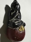Phra Pidta Lp Rare Old Thai Buddha Amulet Pendant Magic Ancient Idol 234