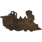 Brass Train Steam Locomotive Railroad Railway Rr Gift 1970s Vintage Belt Buckle