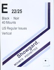 Stamp Mounts Black Background Precut Size E 22 X 25mm 40 Mounts