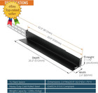 1u Universal Rack Mount Rails 4-post Server Rack Shelf Rail With 20 9 -32  Adjus