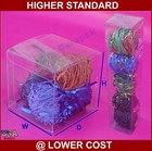 50-900pc Clear Plastic Pvc Tuck Box Party Wedding Favor Retail Display All Sizes