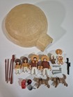 Vintage Playmobil  3465 1985 Igloo   Inuit eskimo Family And Dogs  rare 