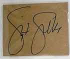 Stephen Stills Signed Cut Index Card  Style Csn Beckett Coa Slab