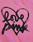 Victorias Secret Pink Love 1 2 Zip Sweatshirt Large