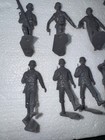Full Mold Shot Of 16 Marx German Army Soldiers Vintage