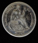 1875 Love Token Engraved Wha Wah Haw Hwa Ahw Awh Silver Liberty Seated Dime