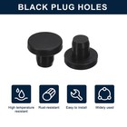 20pcs Black Rubber Stopper J8 Plug Holes For 8mm 0 31  Hole