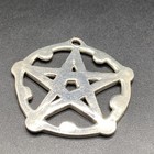 Vintage Sterling Silver Pentagram Pendant