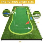 5x12ft Golf Putting Green Putting Mat Large Professional For Indoor Outdoor