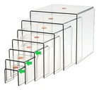 T z Tagz Acrylic Risers     3pc Set  2   3   4   Colorful Tiered Display Stands