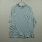 Simms Hoodie Mens Xxl Blue Insect Shield Long Sleeve Fishing Sun Shirt