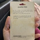 Nursery Needs Duckie Diaper Pins New Old Stock Vintage 80   s Blue Ducks Prop