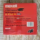 Maxell Vhs-c Camcorder Videotape Cassettes  Hgx-gold Tc-30  6 Pack