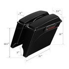 5  Stretched Extended Hard Saddlebags For Harley Electra Glide Road King 93-13