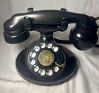 Antique Western Electric Telephone E1 Rotary Dial 1920-30   s W ringer Box