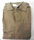 Khaki Cotton Coverall Hook Loop Wrst ank Button Closure C08720 Hr