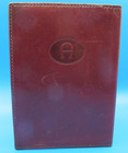 Vintage  Etienne Aigner Fine Leather Bifold Us Passport Holder Wallet Case