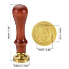 Alphabet D Wax Seal Stamp  Initial Letter Sealing Wax Stamp Retro  Style 2