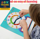 Magnetic Writable Dry Erase Learning Clock   Clock For Kids Learning To Tell Tim