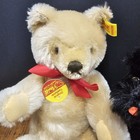 Vintage Steiff 1950 s  Black Poodle Snobby   Steiff Teddy Bear 0201 26 Mohair 