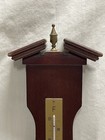 Vintage 26  Weather Station Barometer Thermometer   Hygrometer Stained Mahogany