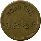 Victor  Colorado Co The Cascade Saloon Udick   Curran Good For 12     Trade Token