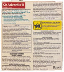 K9 Advantix Ii Flea   Tick Treatment   Prevention For Medium Dog 2 Monthly Doses