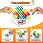 48pcs Tetra Tower Balance Stacking Blocks Puzzle Assembly Bricks Xmas Kids Gifts