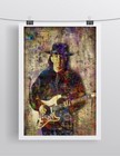 Stevie Ray Vaughan Pop Art 16x20in Poster   Stevie Ray Art  Poster Free Shipping