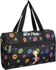 Betty Boop Canvas Duffel Bag With Colorful Lips - Stylish Travel Essential