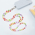 Beaded Phone Lanyard Strap Beaded Phone Charm Chain Kawaii Bracelet Keychain