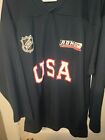 Usa Hockey Jersey Size Large Men Navy Blue American Development Model Nhl