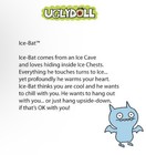Uglydoll Ice-bat Plush Stuffed Toy Blue