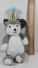 F a o  Schwarz Plush Husky Birthday Hat Excellent Condition Pre-owned