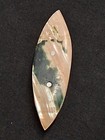 Vintage Abalone Shell Tatting Sewing Shuttle Tool In Beautiful Condition