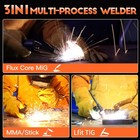 Mig Welder 135a 3in1 Mig arc lift Tig Welding Machine 110v For Beginner  Gasless