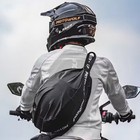 Waterproof Motorcycle Helmet Backpack Full Face Helmet Storage Bag Carrier Black