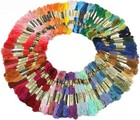 100 Pcs Colourful Sewing Cross Stitch Soft Cotton Skeins Embroidery Thread