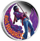 Jimi Hendrix    2025 1oz Silver  1 Poof Colored Coin 3rd In Musician Series