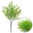Outdoor Garden Artificial Fake Asparagus Leaves Plant Fern Grass Yard Decor