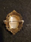 Beautiful Rose Gold Color Antique Cameo Real Shell