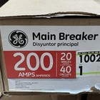 New   Ge Powermark Gold 200 Amp 20 40 Indoor Main Breaker Panel - Tm2020ccubk1